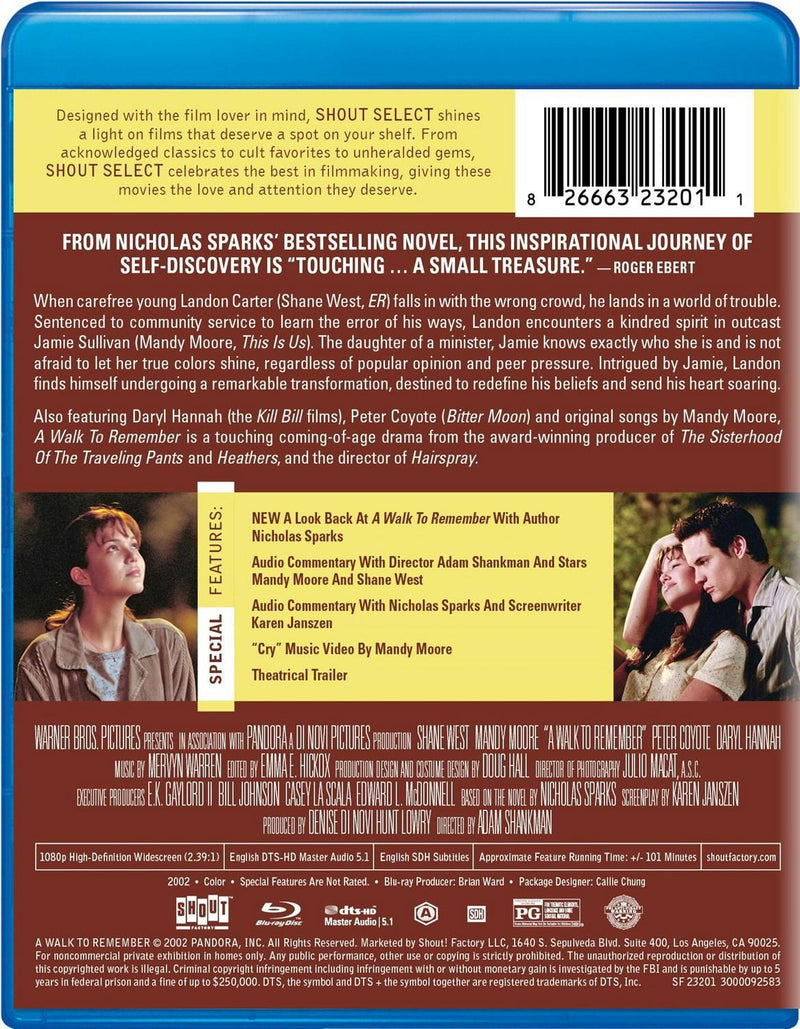 A Walk To Remember [Collector's Edition] [Blu-ray]