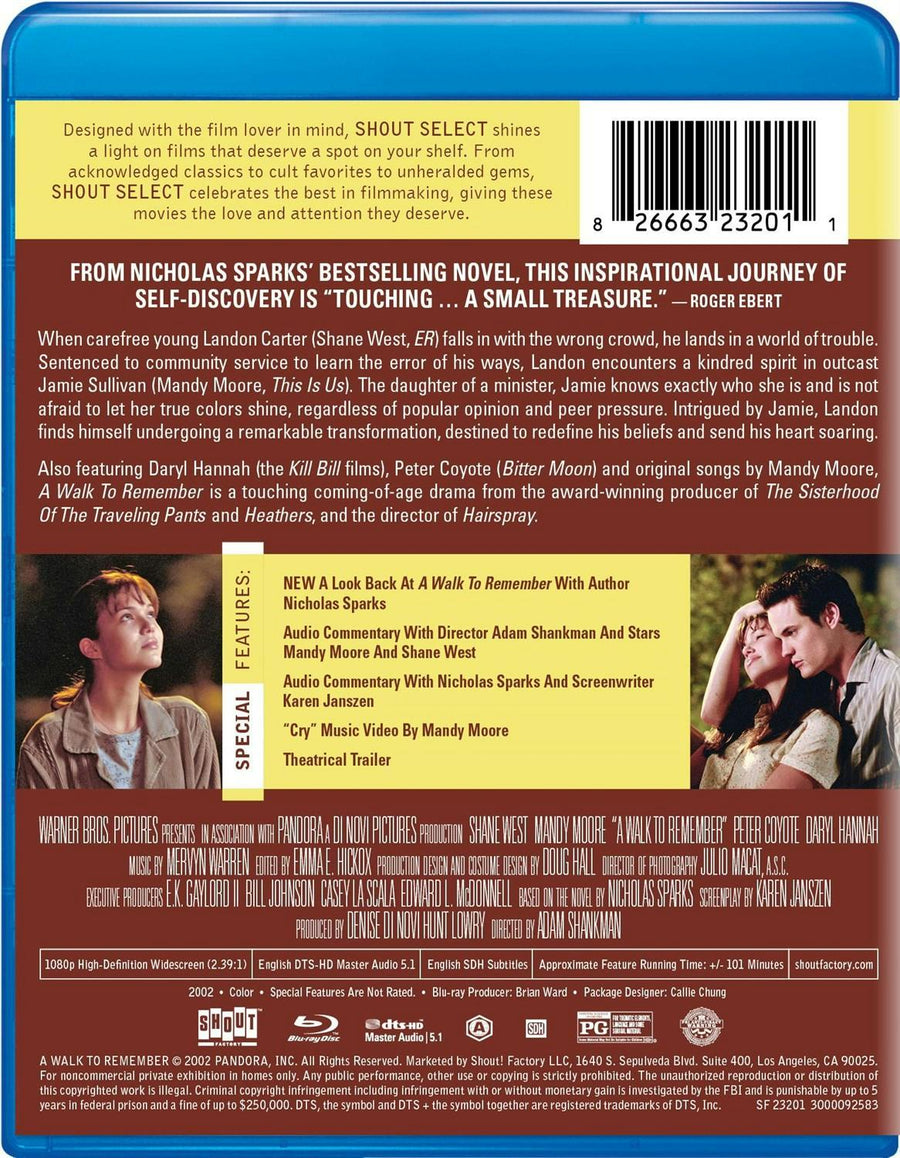 A Walk To Remember [Collector's Edition] [Blu-ray]