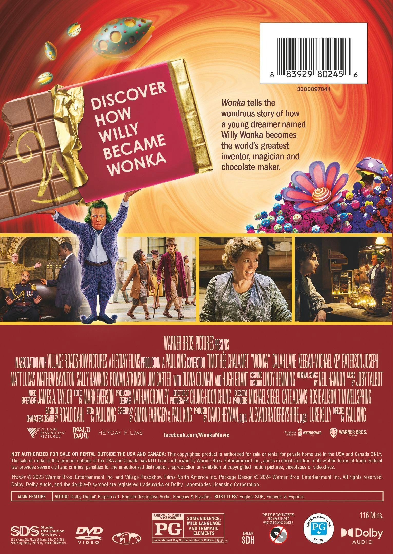 Wonka [DVD] – GRUV Entertainment