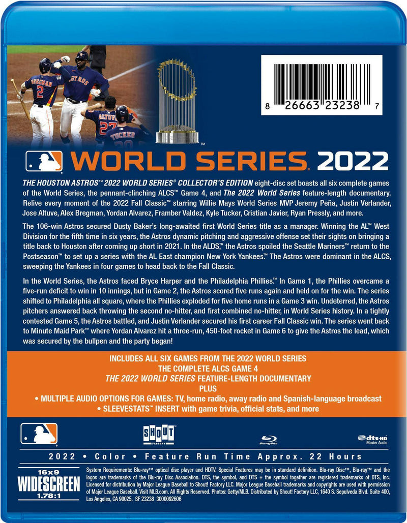 2022 World Series Collector's Edition: Houston Astros [Blu-ray]