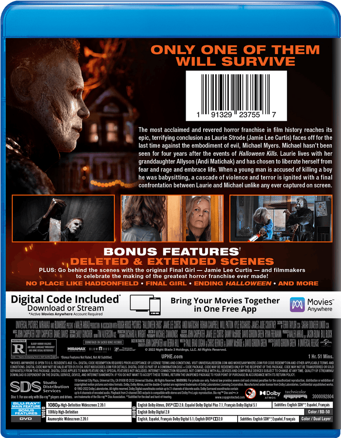 Halloween Ends (with DVD) [Blu-ray]