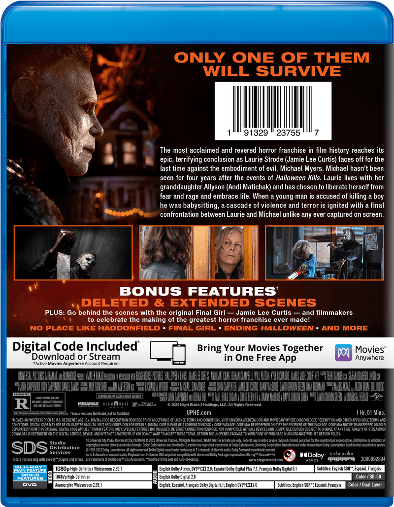 Halloween Ends (with DVD) [Blu-ray]