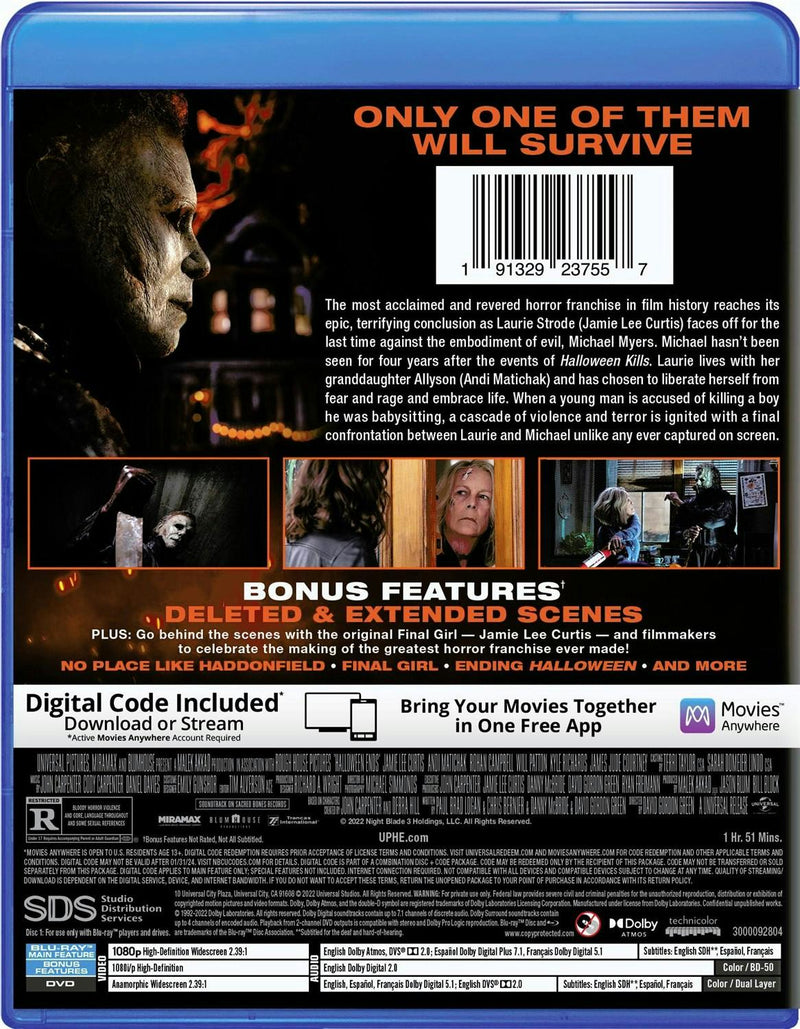 Halloween Ends (with DVD) [Blu-ray]