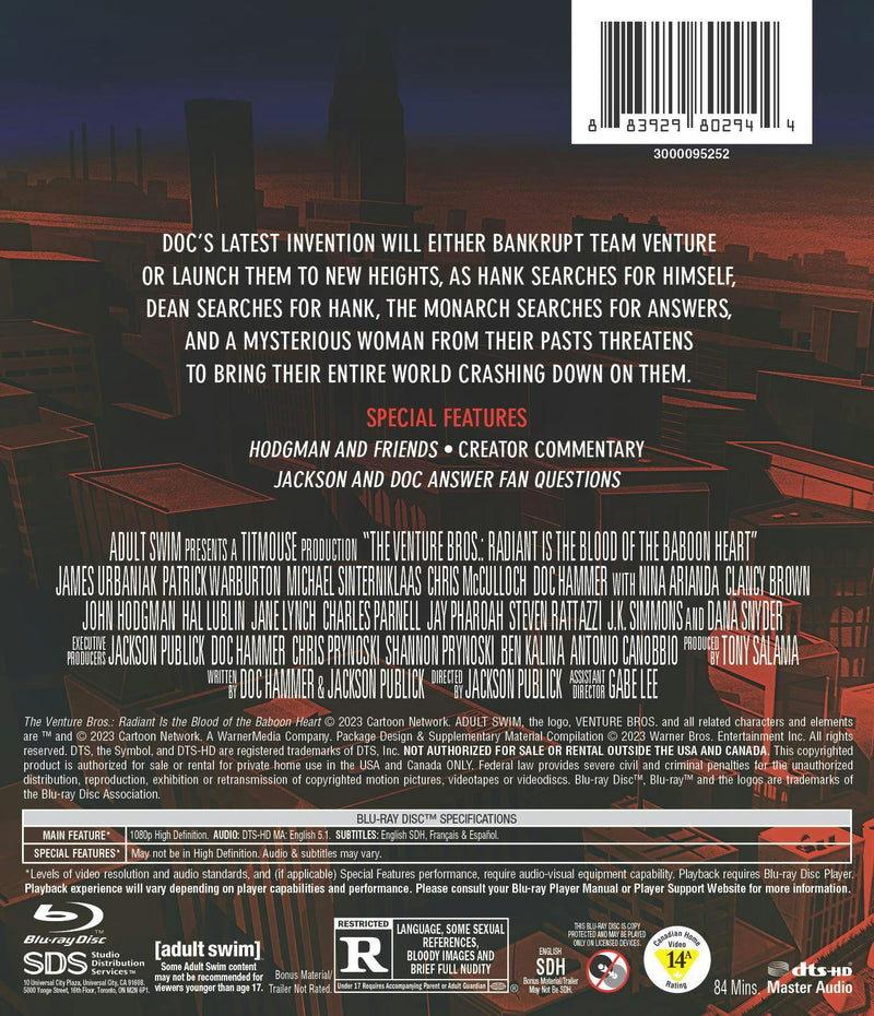 The Venture Bros.: Radiant Is the Blood of the Baboon Heart [Blu-ray]