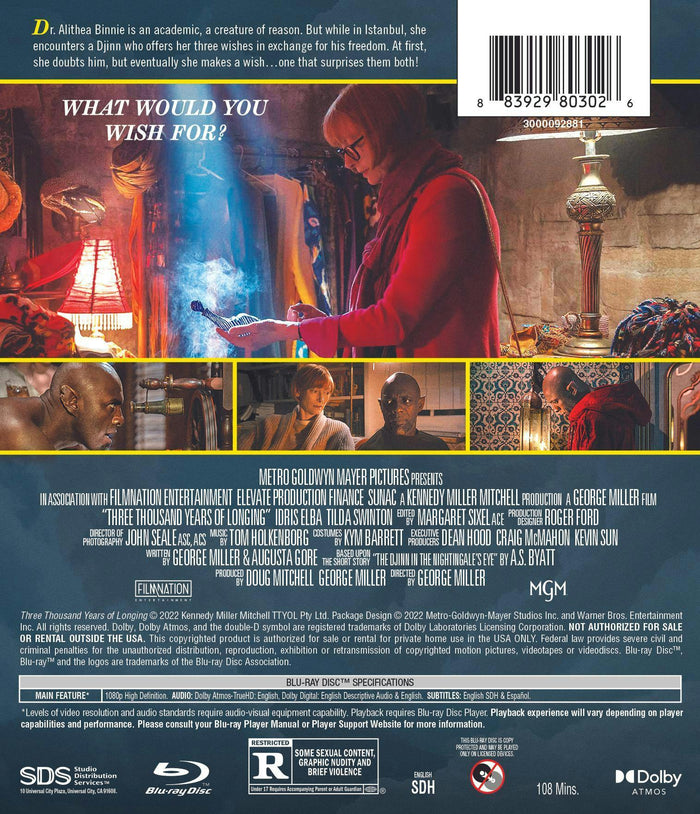 Three Thousand Years of Longing (with DVD) [Blu-ray]