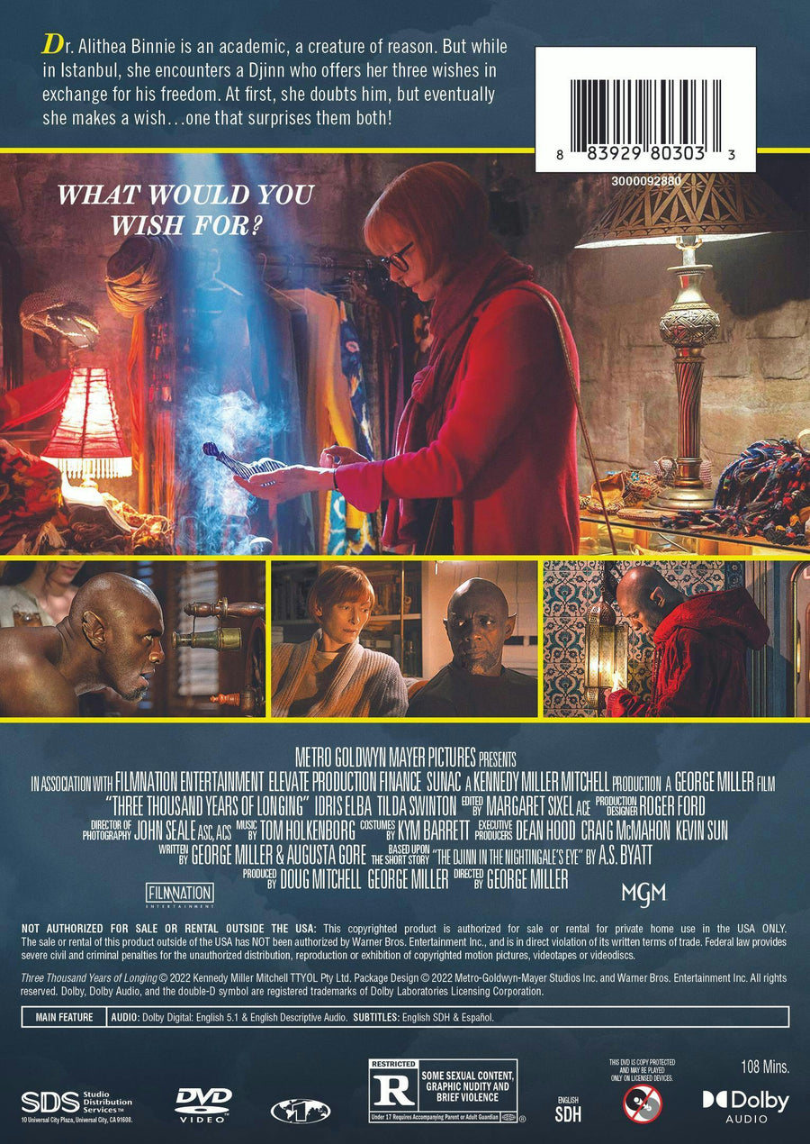Three Thousand Years of Longing [DVD]