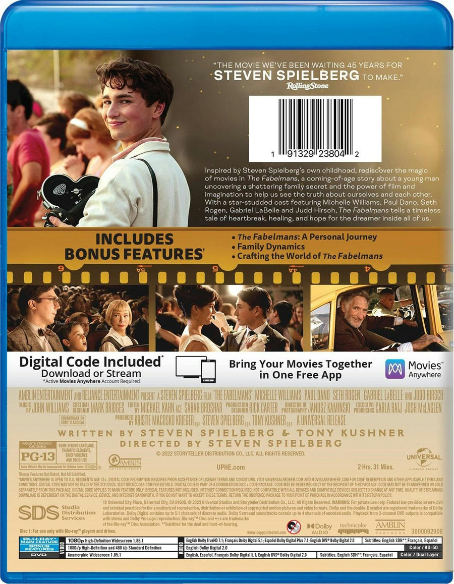 The Fabelmans (with DVD) [Blu-ray]