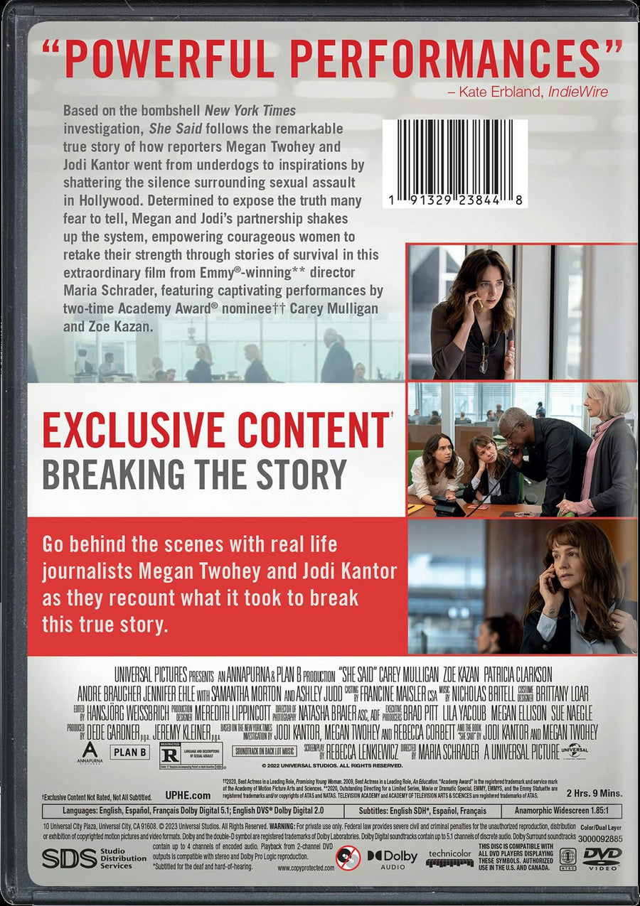 She Said [DVD]