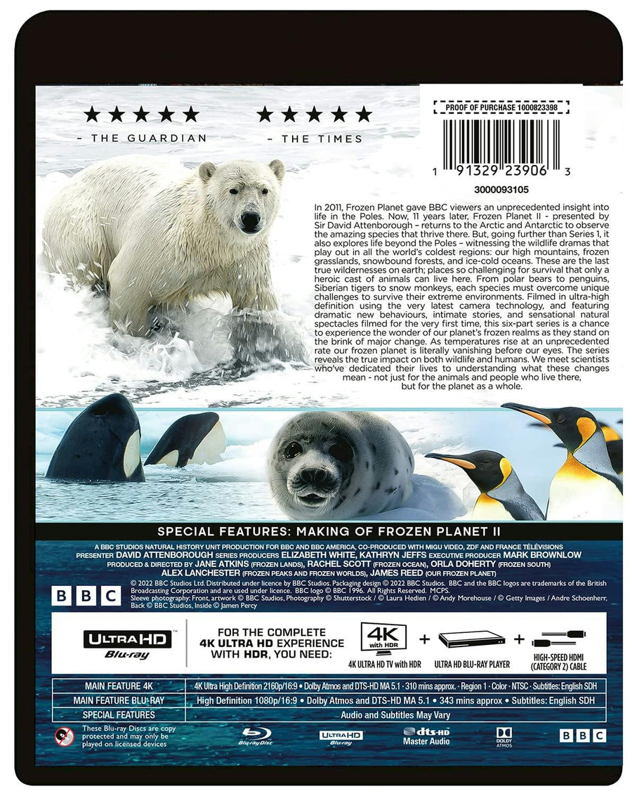 Frozen Planet II (4K Ultra HD + Blu-ray) [UHD]
