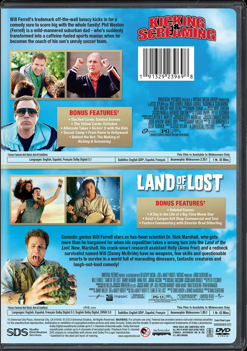 Kicking & Screaming/The Land of the Lost (DVD Double Feature) [DVD]