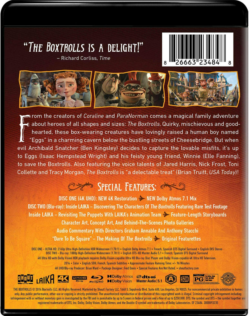 The Boxtrolls (4K UHD) [UHD]