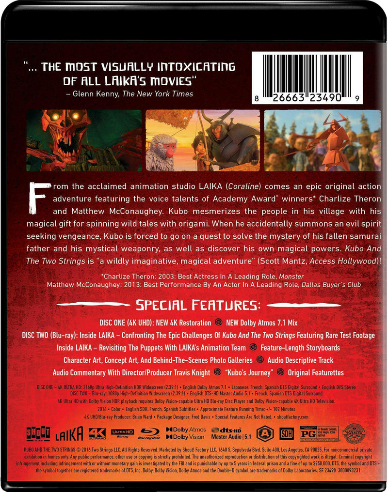 Kubo And The Two Strings (4K UHD) [UHD]