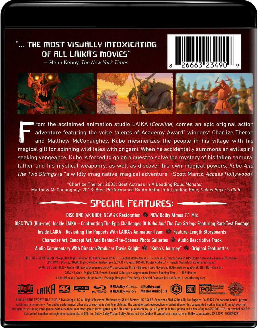 Kubo And The Two Strings (4K UHD) [UHD]