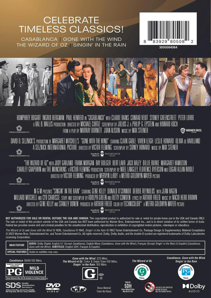 WB Classics 4-Film Collection (DVD Set) [DVD]