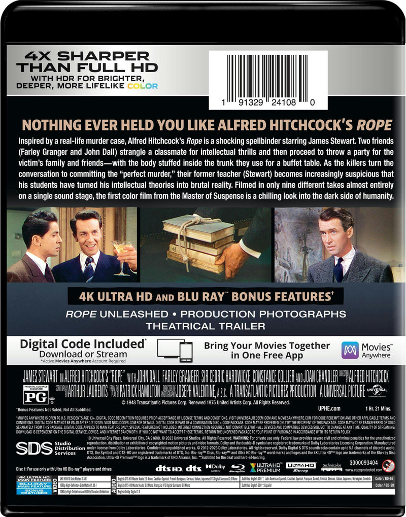 Rope (4K Ultra HD + Blu-ray) [UHD]