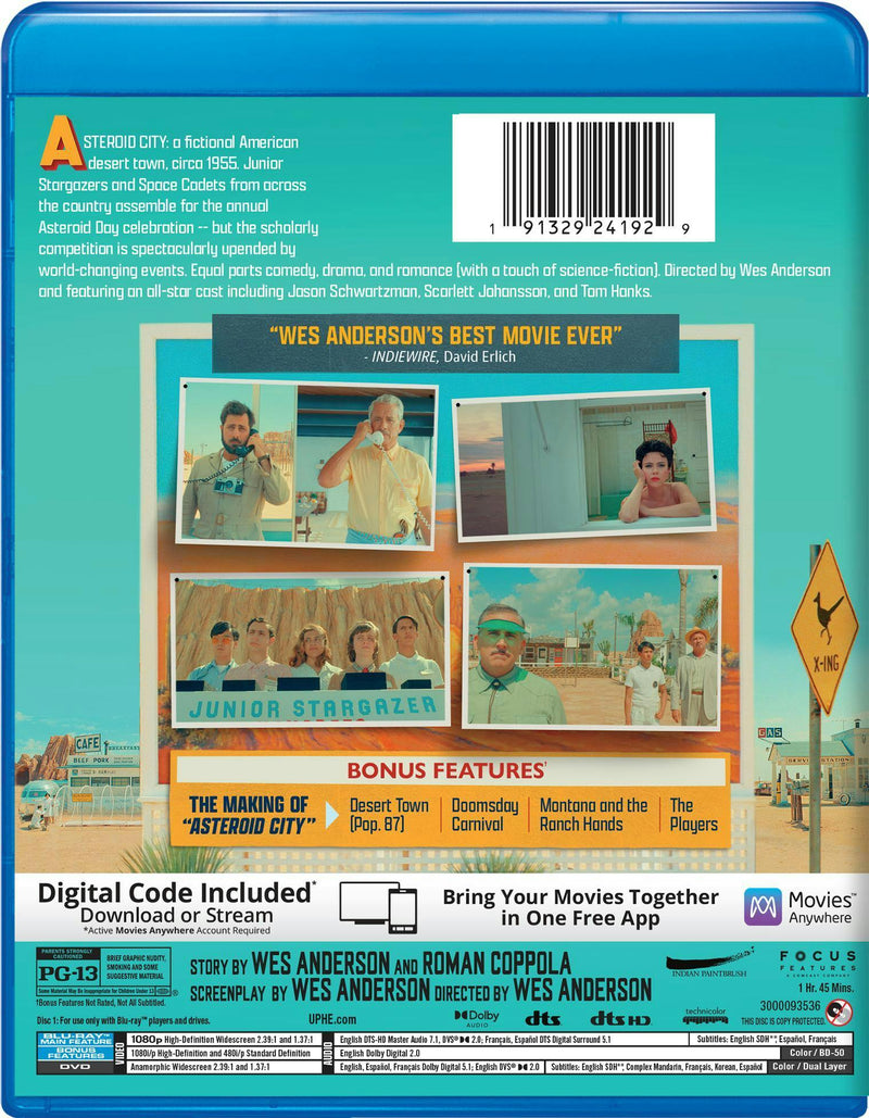 Asteroid City (with DVD) [Blu-ray]