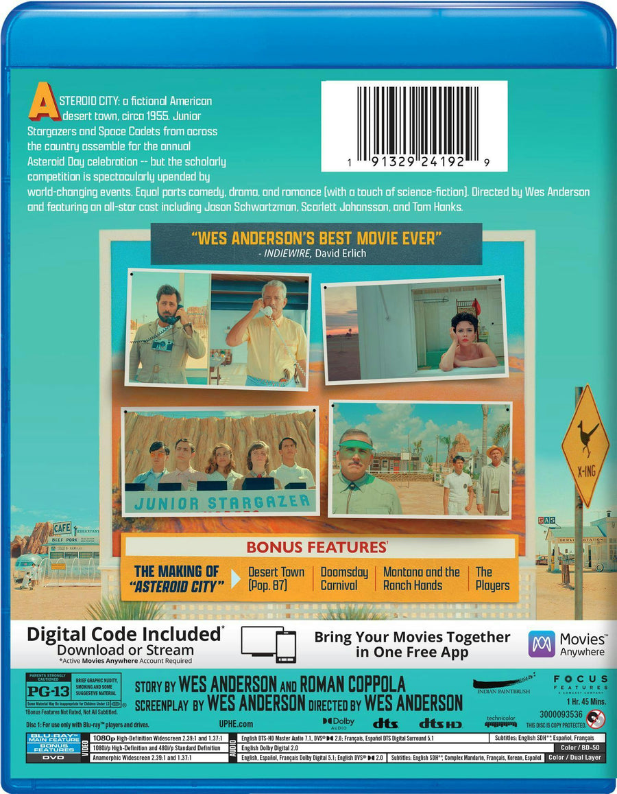 Asteroid City (with DVD) [Blu-ray]