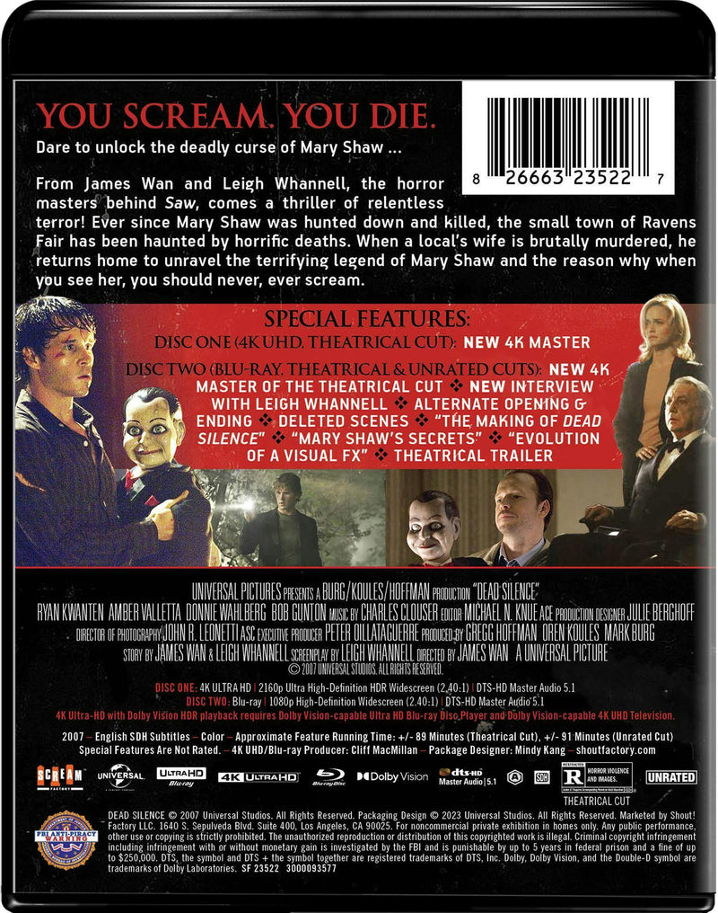 Dead Silence [Collector's Edition] [UHD]
