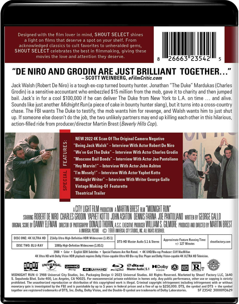 Midnight Run [Collector's Edition] [UHD]