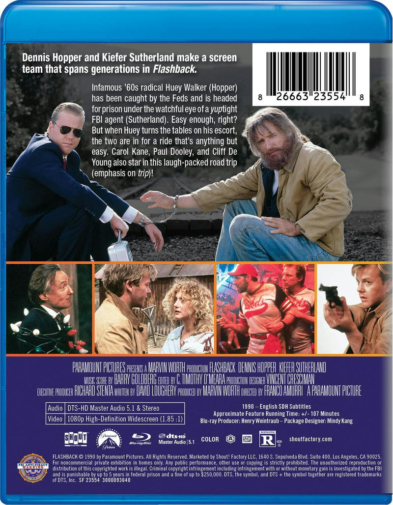 Flashback (1990) [Blu-ray]