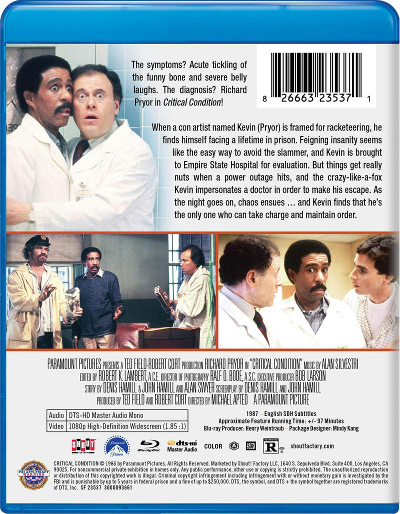 Critical Condition [Blu-ray]