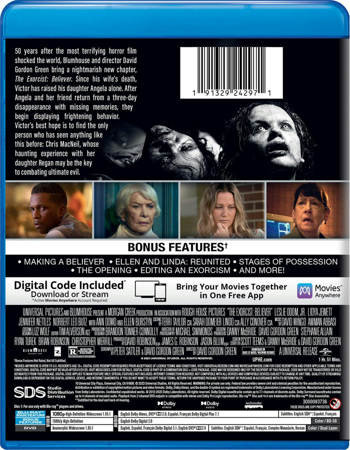 The Exorcist: Believer (with DVD) [Blu-ray]