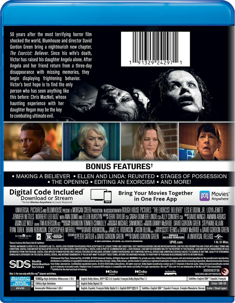 The Exorcist: Believer (with DVD) [Blu-ray]