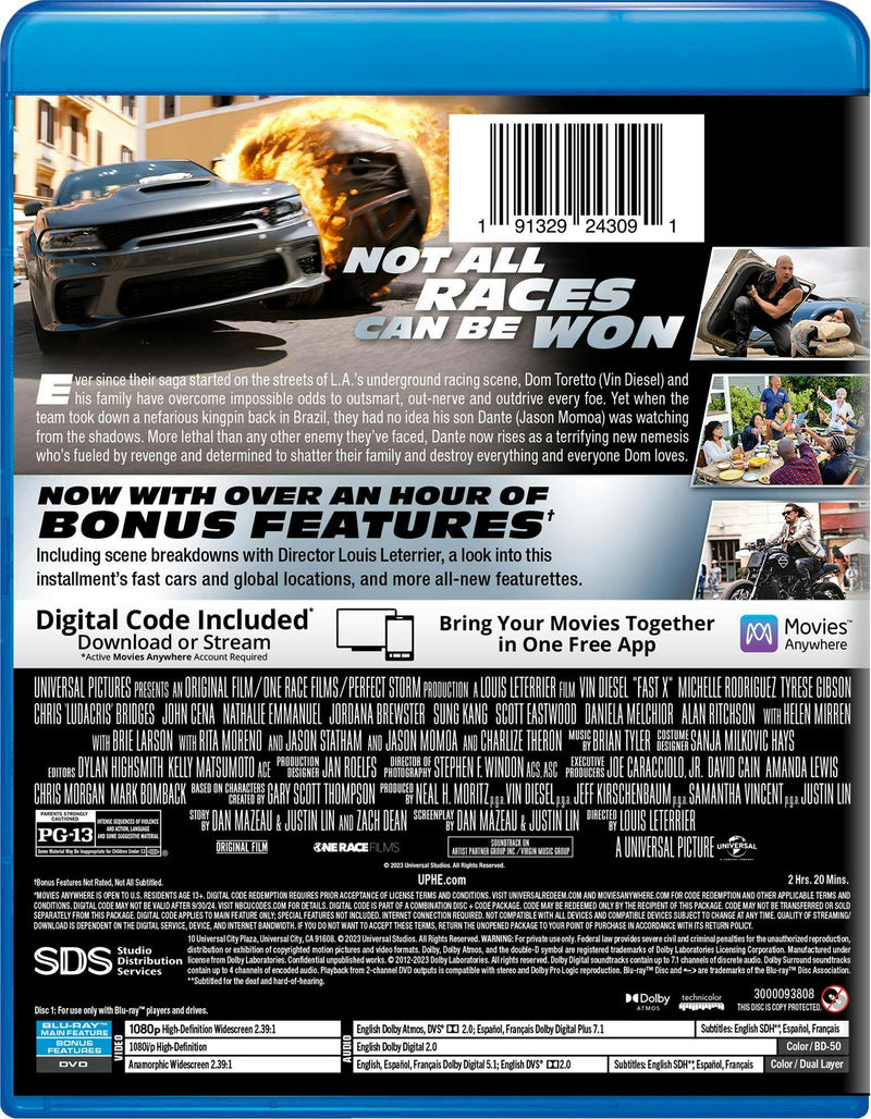 Fast X (with DVD) [Blu-ray]