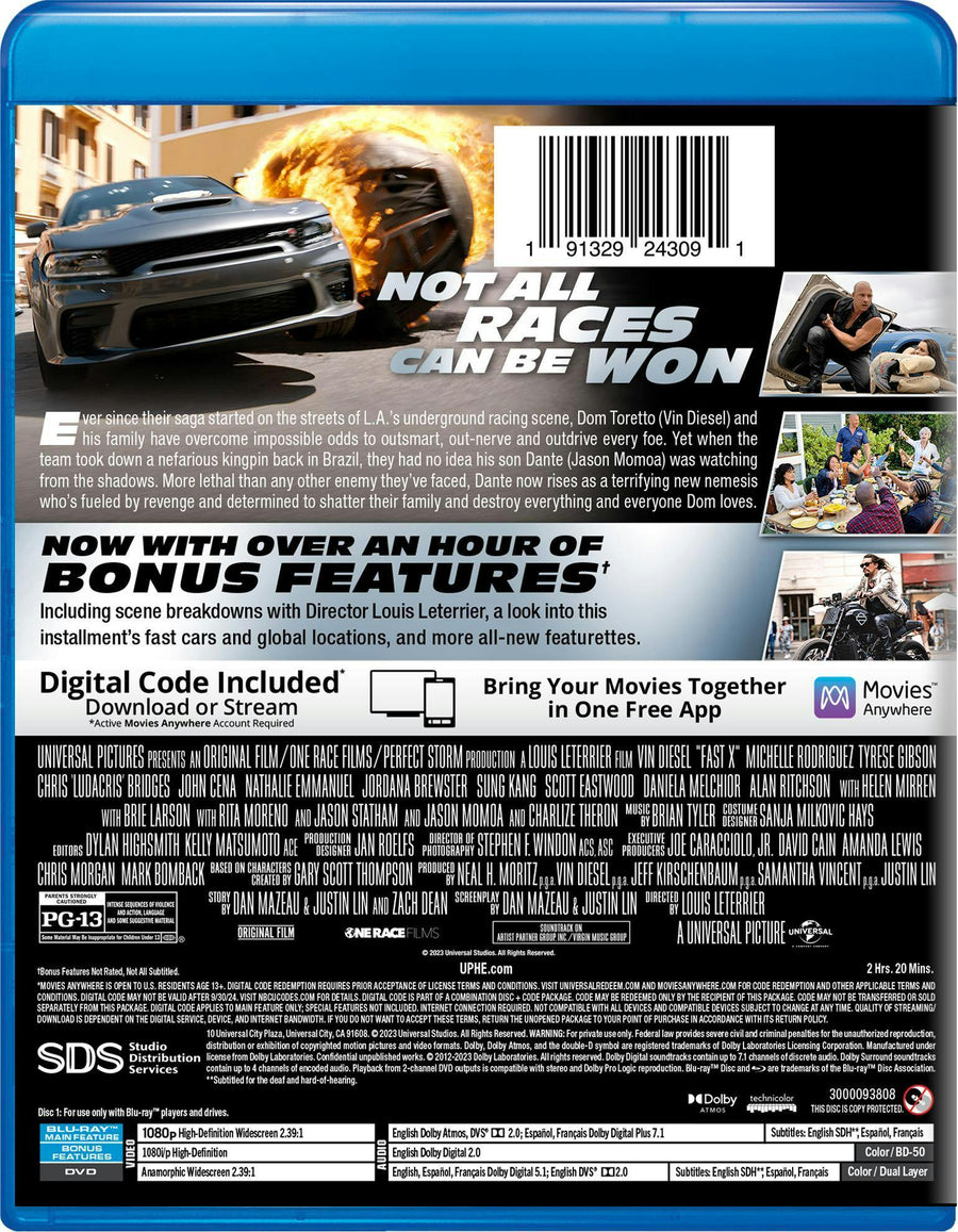 Fast X (with DVD) [Blu-ray]