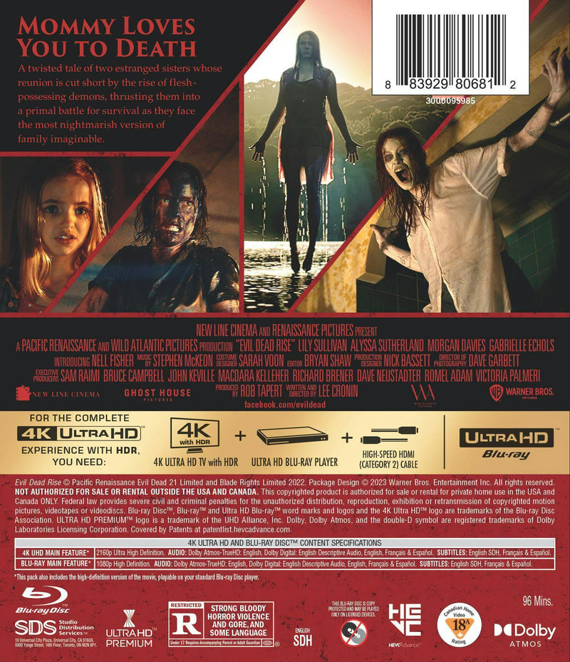 Evil Dead Rise (4K Ultra HD + Blu-ray) [UHD]
