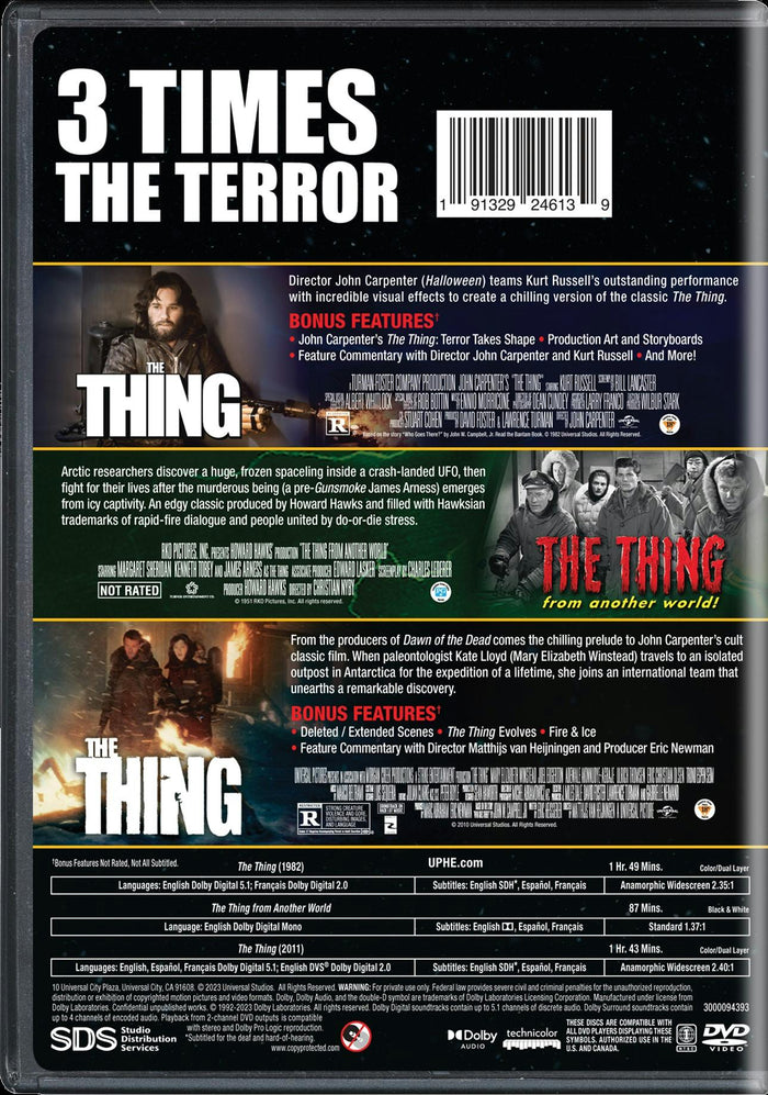 The Thing: 3-movie Collection (Box Set) [DVD]