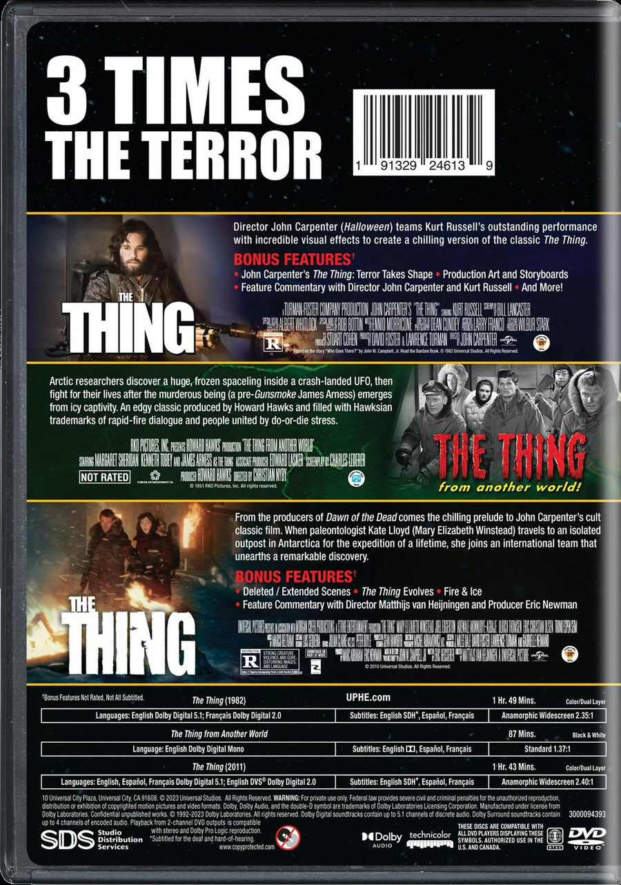 The Thing: 3-movie Collection (Box Set) [DVD]