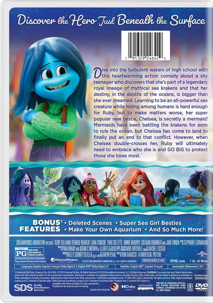 Ruby Gillman, Teenage Kraken [DVD]