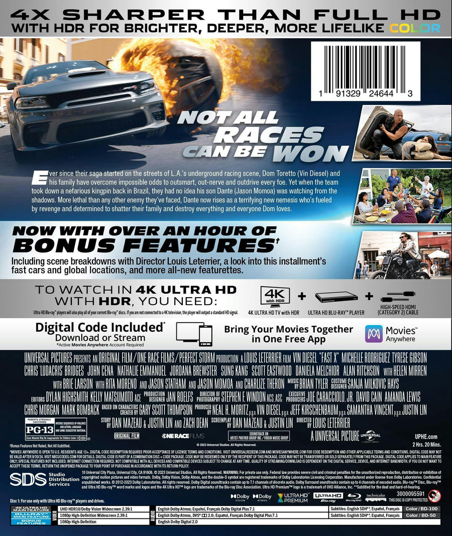Fast X - Icon Edition (4K Ultra HD + Blu-ray + Digital) [UHD]