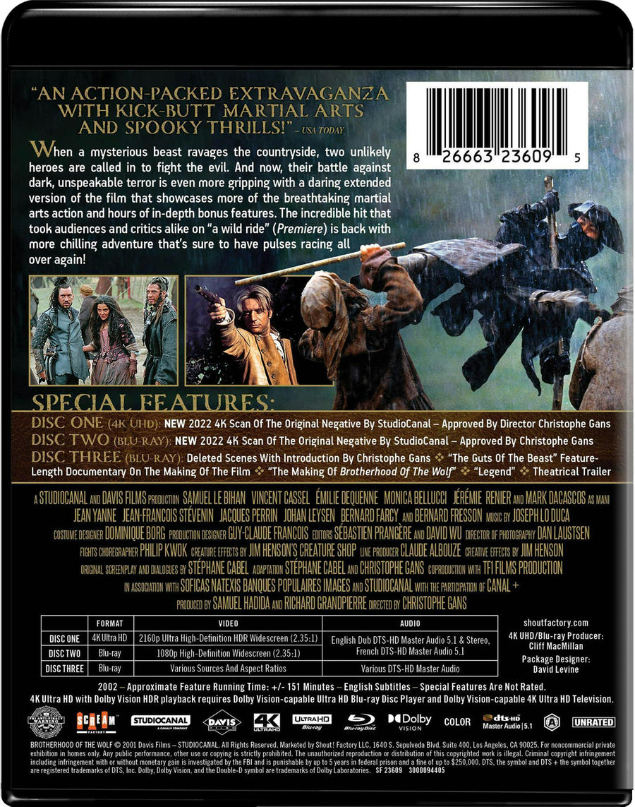 Brotherhood Of The Wolf [Collector's Edition] [UHD]