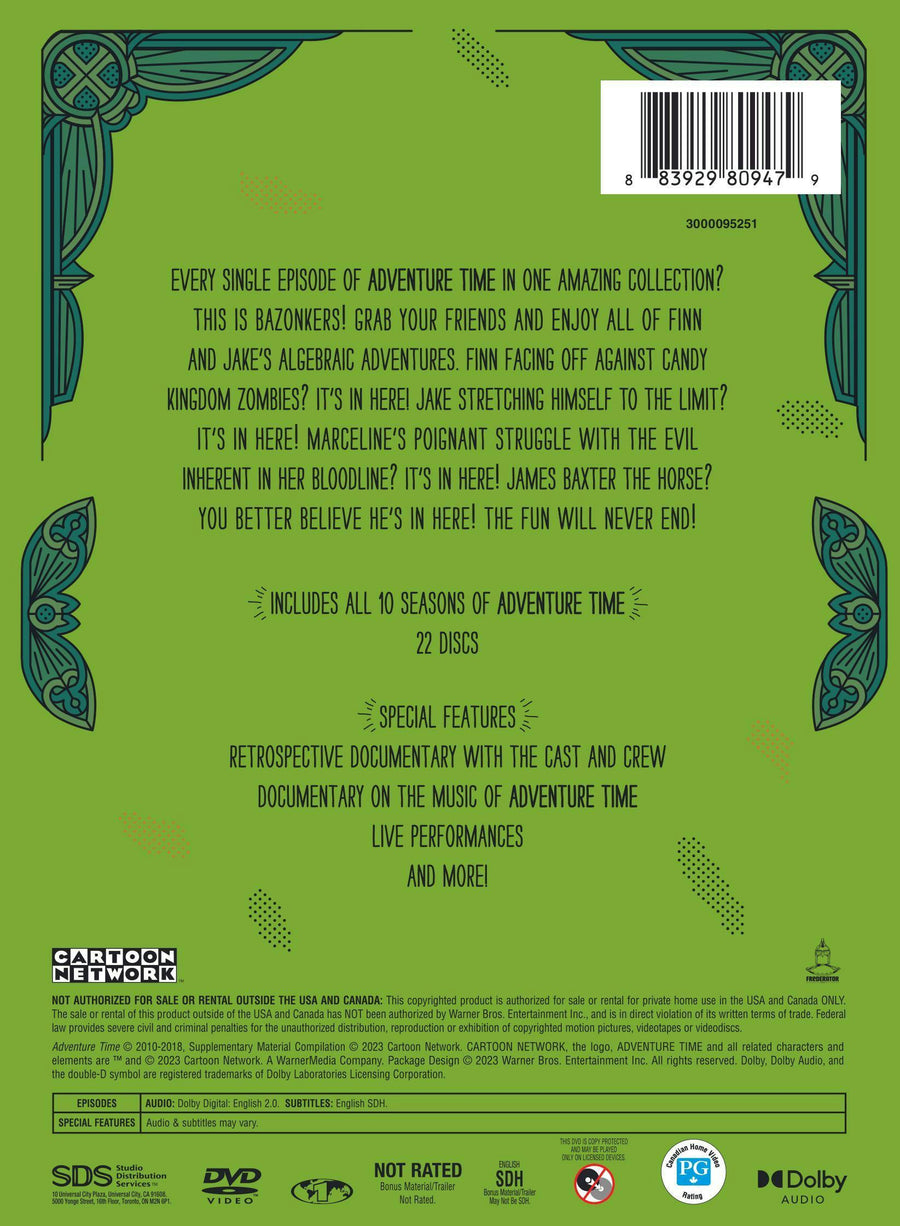 Adventure Time: The Complete Series (Box Set) [DVD]