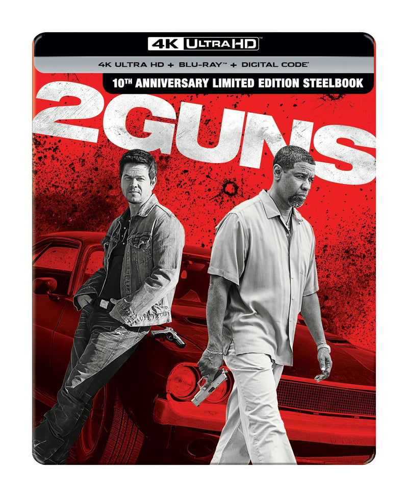 2 Guns (10th Anniversary Limited Edition Steelbook 4K Ultra HD + Blu-ray + Digital) [UHD]