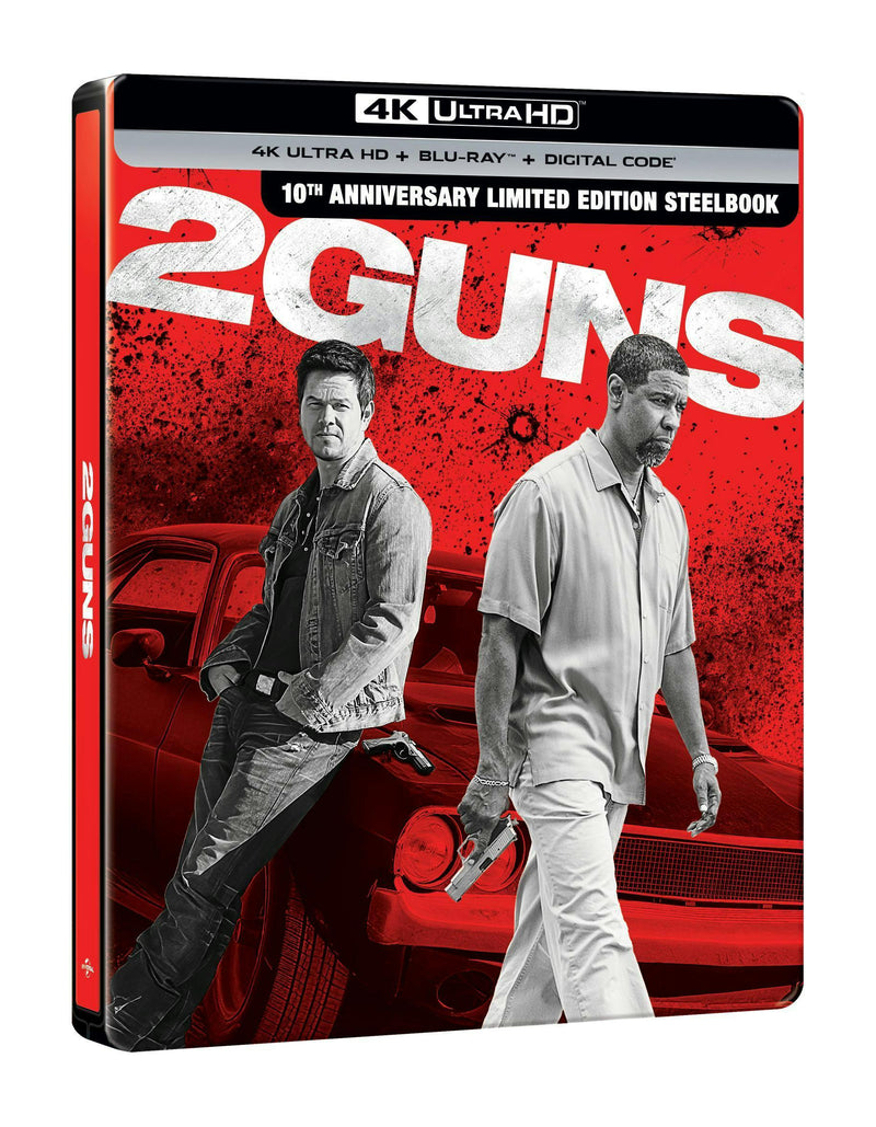 2 Guns (10th Anniversary Limited Edition Steelbook 4K Ultra HD + Blu-ray + Digital) [UHD]