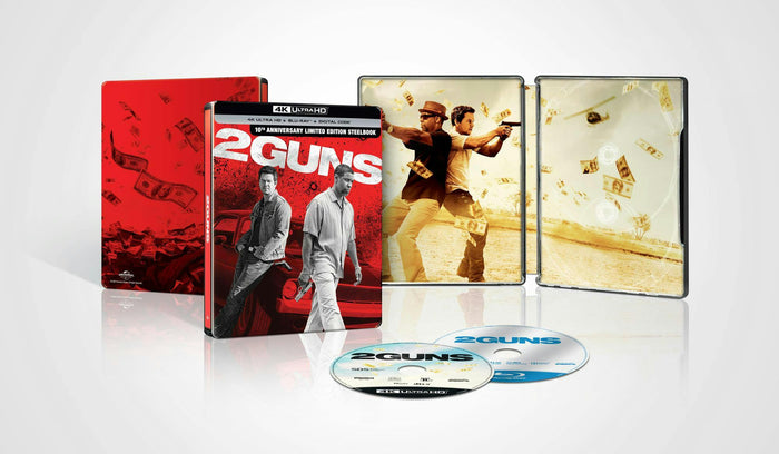 2 Guns (10th Anniversary Limited Edition Steelbook 4K Ultra HD + Blu-ray + Digital) [UHD]