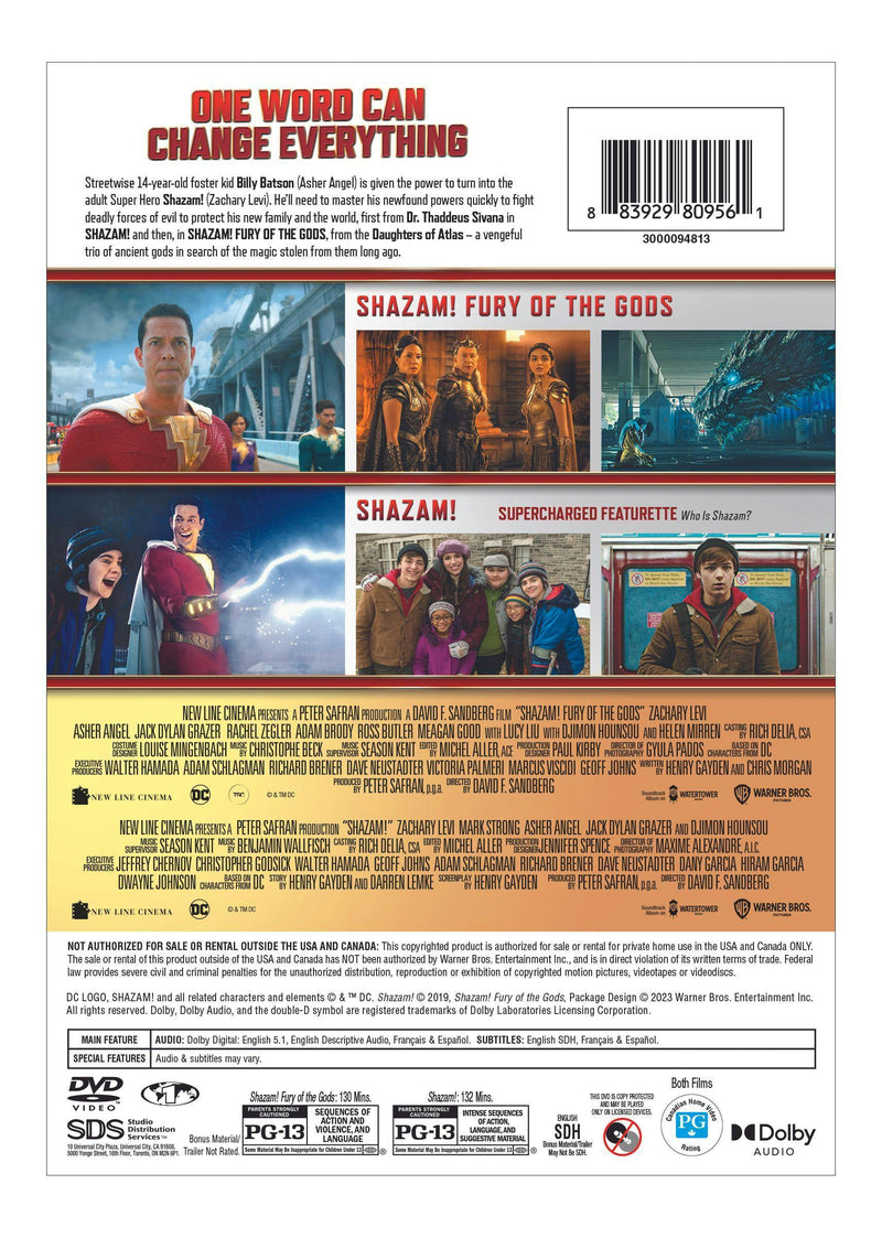 Shazam! 2-film Collection (DVD Double Feature) [DVD]