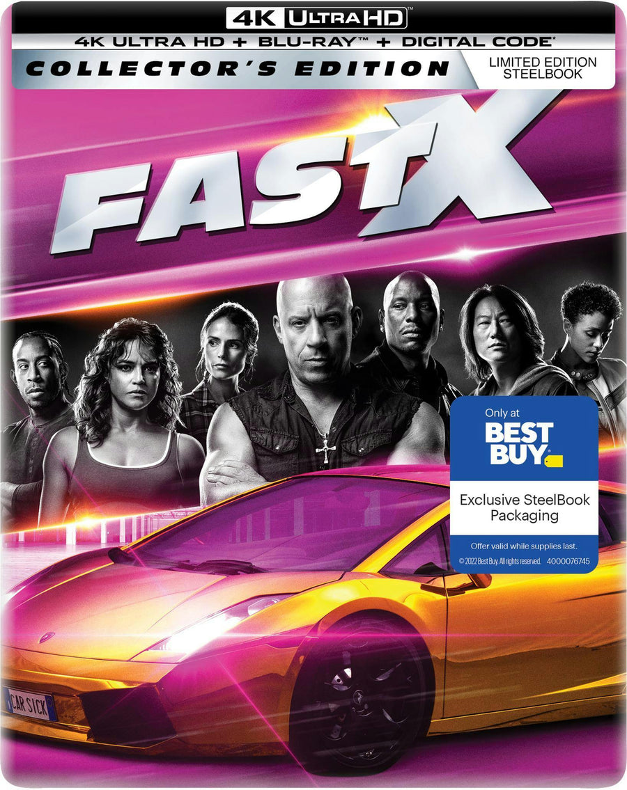 Fast X - Limited Edition Steelbook (4K Ultra HD + Blu-ray) [UHD]