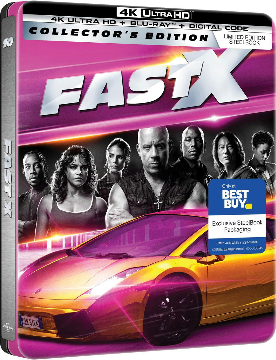 Fast X - Limited Edition Steelbook (4K Ultra HD + Blu-ray) [UHD]