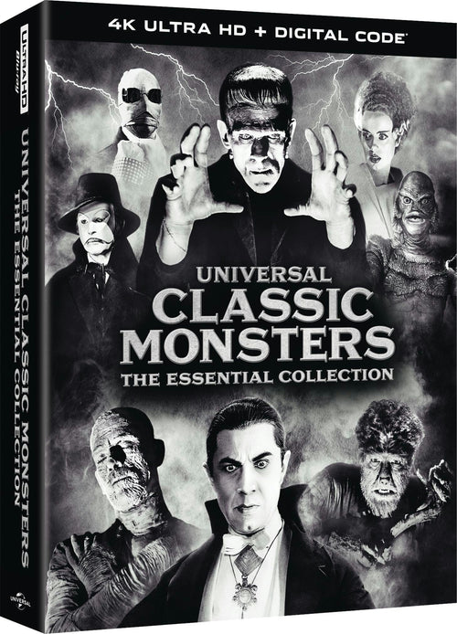 Universal Classic Monsters: The Essential Collection - 4K Ultra HD + Digital (4K Ultra HD) [UHD]