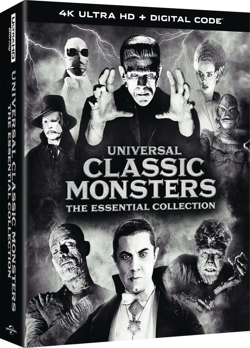 Universal Classic Monsters: The Essential Collection - 4K Ultra HD + Digital (4K Ultra HD) [UHD]