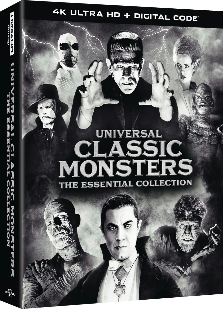 Universal Classic Monsters: The Essential Collection - 4K Ultra HD + Digital (4K Ultra HD) [UHD]