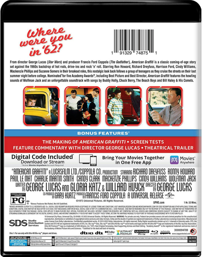American Graffiti (4K Ultra HD + Blu-ray) [UHD]