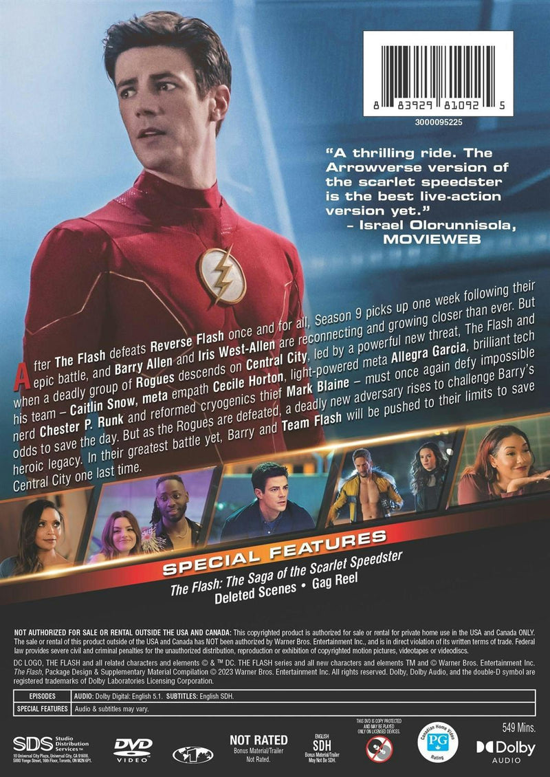 The Flash: The Ninth and Final Season (Box Set) [DVD]