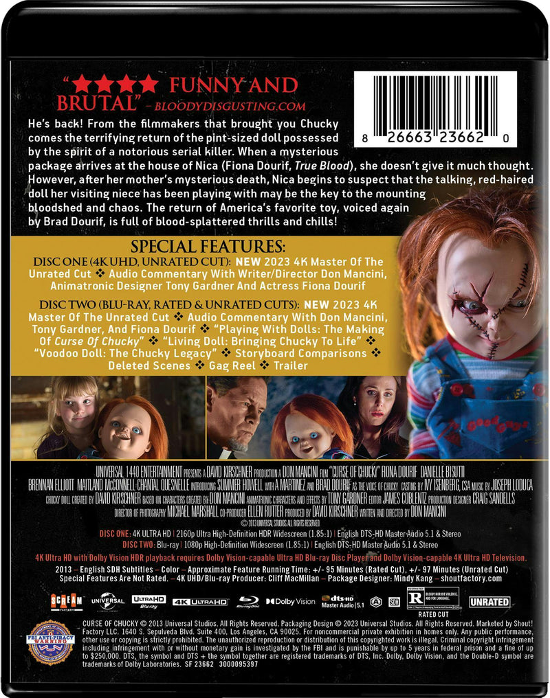 Curse Of Chucky [Collector's Edition] [UHD]