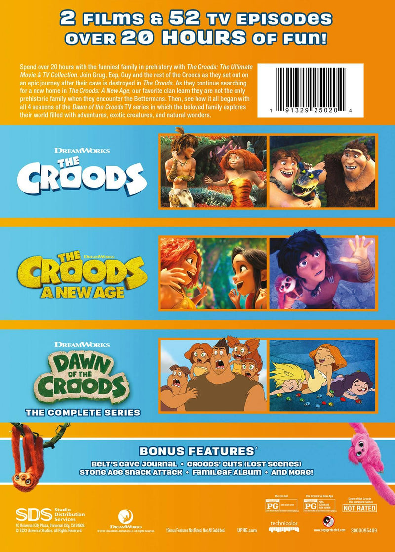 The Croods: Ultimate Movie & TV Collection (Box Set) [DVD]
