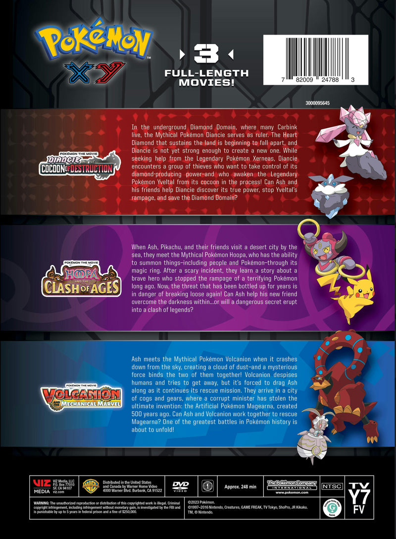 Pokémon XY Mega 3-Movie Collection (Box Set) [DVD]